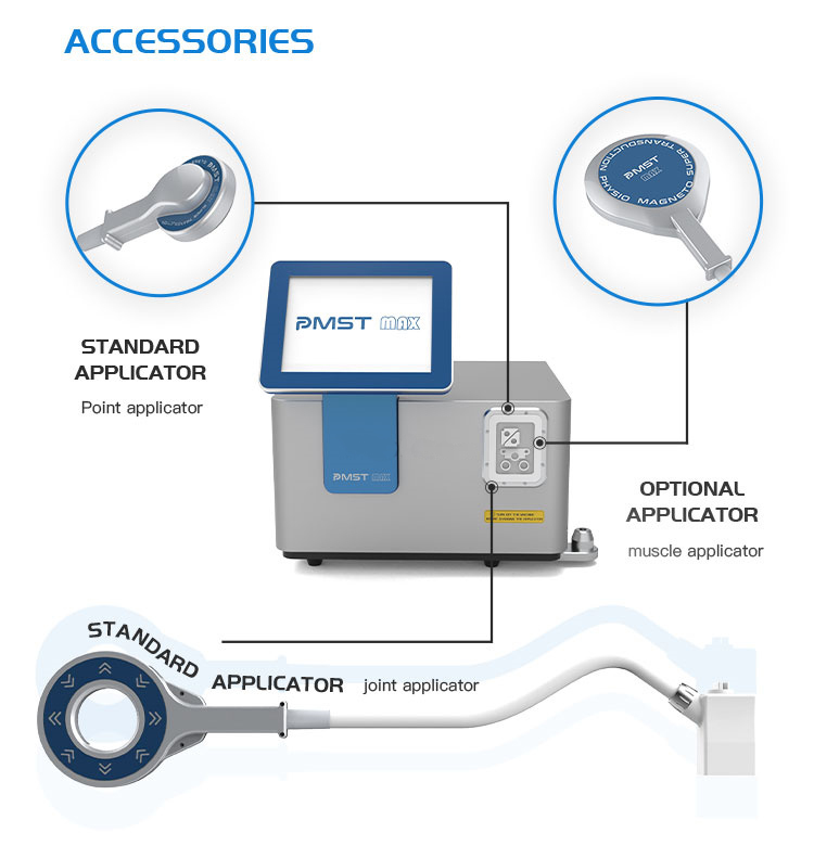 Innovative Magnetic Device Pmst Physio Magneto Magnetic Therapy PMST MAX With 3 Size Of Changeable Applicators For Pain Relief Portable Emtt Physio Magnetic Field Therapy Device for Pain Relief Pain Relief Rehabilitation Equipment,physio Magneto Therapy Machine,Emtt Physio Magnetic Field Therapy Device