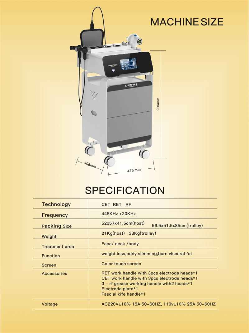 RF CET RET Tecar Therapy 448khz Machine for Pain Releif RF CET RET 448Khz Tecar Therapy Machine for Pain Relief Tecar Therapy Machine,448Khz Tecar Therapy,Tecar Therapy