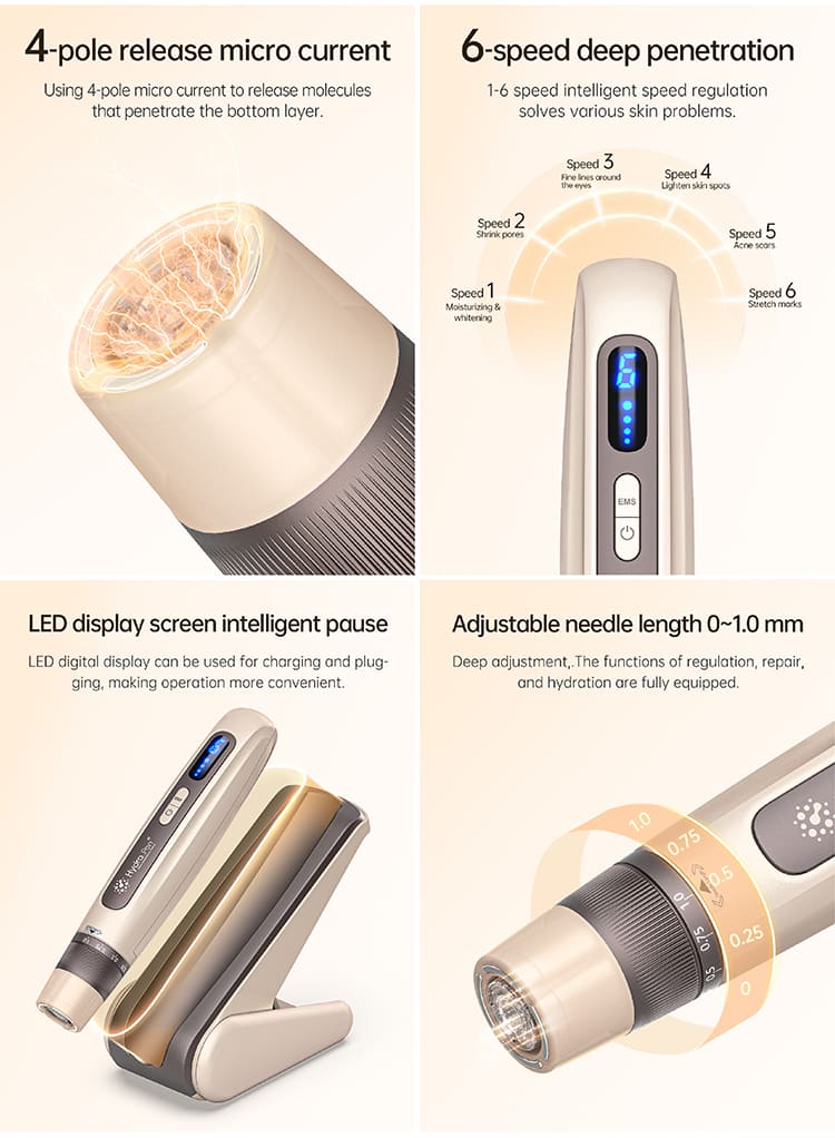 New Developed Hydra pen H5 EMS Microneedling Pen with Containable Needle Auto Serums Applicator MesoTherapy Beauty Device Hydra pen H5 EMS Microneedling Pen with Auto Serums Applicator dr pen hydra pen,hydra pen dr pen,hydra pen