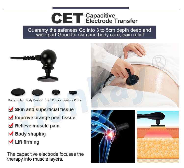 Newnet 448khz Cet Ret Tecar Therapy Equipment Diathermy Body Shaping Slimming Fat Reduction Massage Weight Loss Machine Newest 448Khz Cet Ret Tecar Therapy Physiotherpay Machine - Honkay Tecar therapy,tecarterapia,448kzh tecar therapy