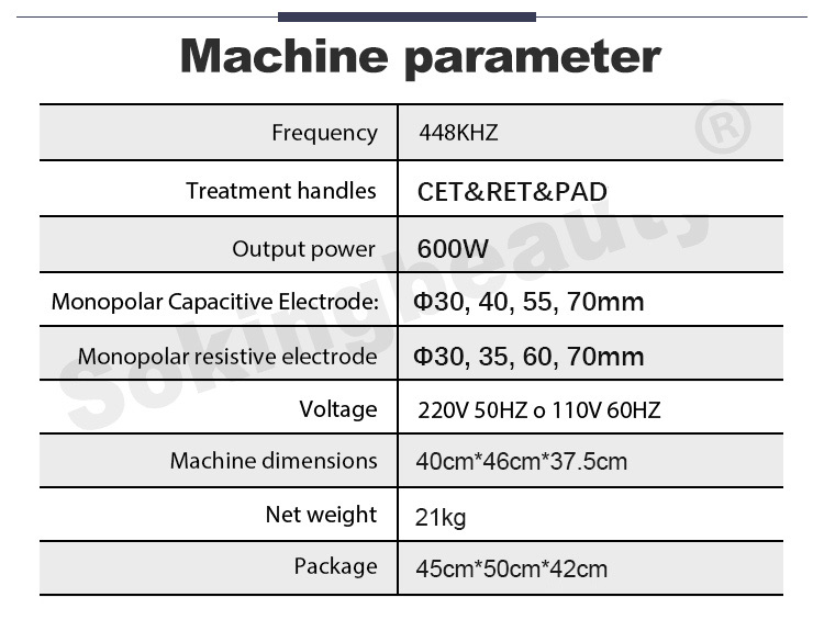 Newnet 448khz Cet Ret Tecar Therapy Equipment Diathermy Body Shaping Slimming Fat Reduction Massage Weight Loss Machine Newest 448Khz Cet Ret Tecar Therapy Physiotherpay Machine - Honkay Tecar therapy,tecarterapia,448kzh tecar therapy