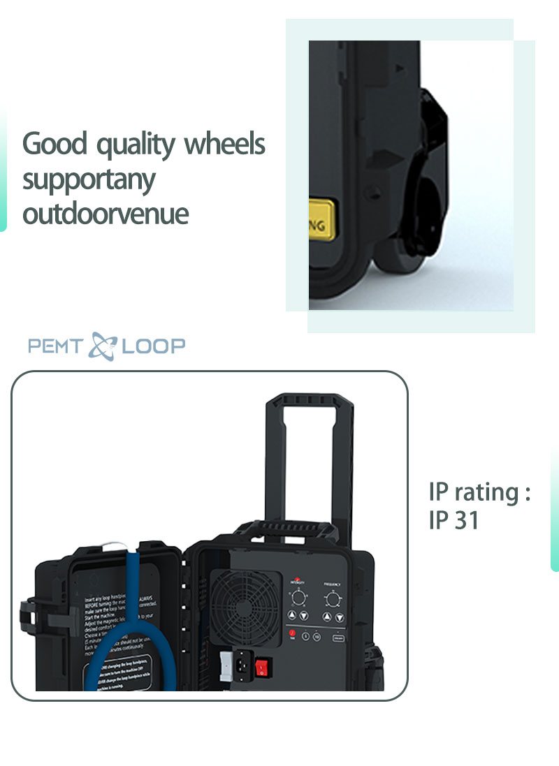 Portable PEMT Loop Magnetic Feild For Back Pain Relief Muscle Relax Physio Magneto Machine 6000GS PEMF Physiotherapy Body Rehabilitation Equipment Portable PEMT Loop Magnetic Feild Therapy Device - Honkay pemf therapy device,magnetic feild device,magneto therpay machine