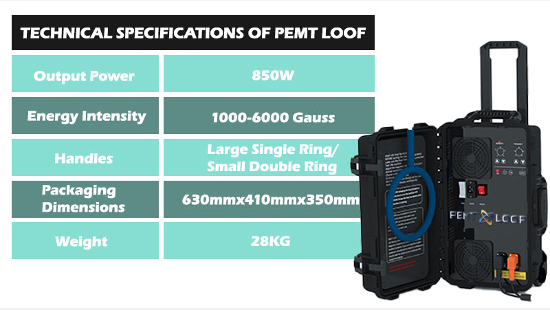 Portable PEMT Loop Magnetic Feild For Back Pain Relief Muscle Relax Physio Magneto Machine 6000GS PEMF Physiotherapy Body Rehabilitation Equipment Portable PEMT Loop Magnetic Feild Therapy Device - Honkay pemf therapy device,magnetic feild device,magneto therpay machine