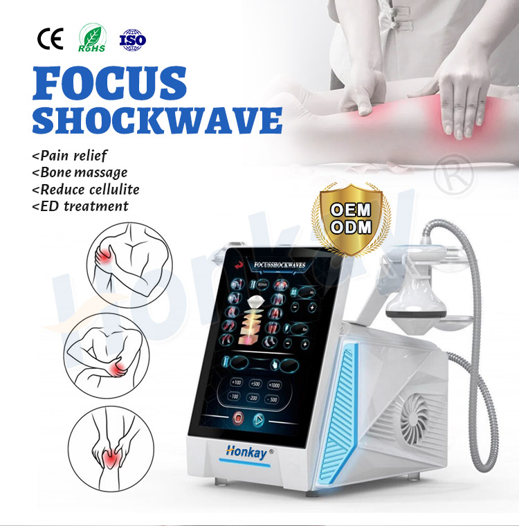 Focus Shockwave Eswt Focused Shock Wave Therapy Machine Pain Relief Physiotherapy Equipment High Quality Professional Focused Shockwave Therapy Machine - Honkay focused shockwave machine,shockwave therapy equipment,focused shockwave therapy machine