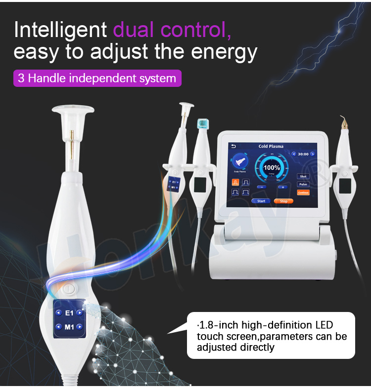 6 in 1 face lift acne treatment wrinkle removal derma hyper fusion plasma hot and cold plasma pen beauty machine New Hot and Cold Fusion Plasma Pen Beauty Machine - Honkay plasma pen price,fibroblast pen professional,fusion plasma device