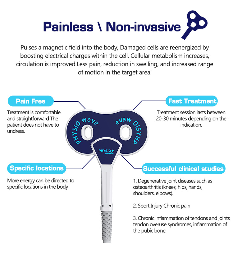 Strong 8-Shape Handle Magnetotherapy Pain Relief Machine Physio Magnetic Therapy Device Magnetoterapia Rehabilitation Device Non-invasive Painless Physio Wave Magneto Therapy Machine magnetic therapy machine price,magnetic therapy device price,magneto therapy machine