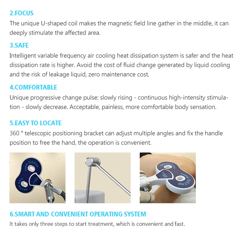 Strong 8-Shape Handle Magnetotherapy Pain Relief Machine Physio Magnetic Therapy Device Magnetoterapia Rehabilitation Device Non-invasive Painless Physio Wave Magneto Therapy Machine magnetic therapy machine price,magnetic therapy device price,magneto therapy machine