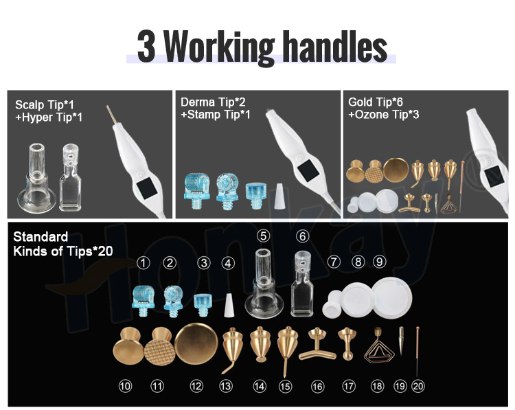 9 In 1 Hot And Cold Plasma Pen Face Lift Acne Treatment Wrinkle Removal Derma Hyper Cold Plasma Machine Portable 9 in 1 Hot and Cold Plasma Machine - Honkay Fusion plasma device,fusion plasma machine,cold plasma machine