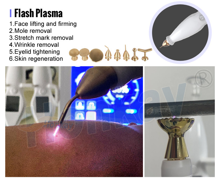 9 In 1 Hot And Cold Plasma Pen Face Lift Acne Treatment Wrinkle Removal Derma Hyper Cold Plasma Machine Portable 9 in 1 Hot and Cold Plasma Machine - Honkay Fusion plasma device,fusion plasma machine,cold plasma machine