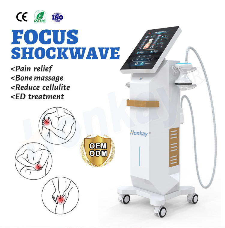 Vertical Physiotherapy Equipment Professional Focus Shockwave Eswt Focus Shock Wave Therapy Machine For Pain Relief Vertical Focuse Shock Wave Therapy Machine Professional- Honkay focused shockwave machine,shockwave therapy equipment,focused shockwave therapy machine,shock wave therapy machine
