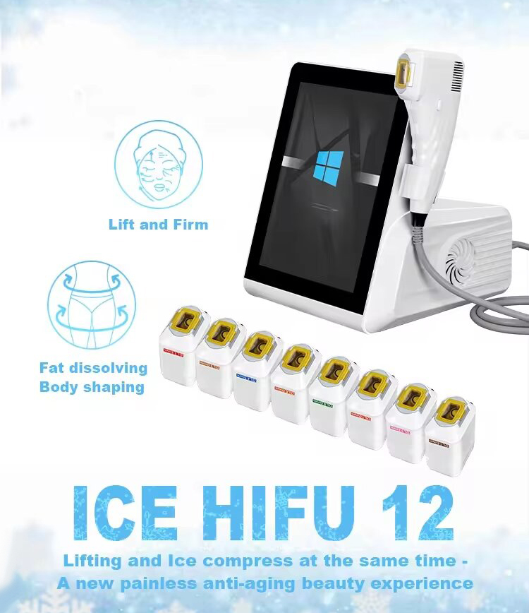Facial Lifting Skin Firmness Anti-aging Wrinkle Eye Neck Forehead Wrinkles Removal Body Shaping Anti-aging Skin Care Machine Ice 7D Hifu Facial Machine Cost For Wrinkle-Free Skin Care best hifu machine professional,hifu facial machine for sale,Ice 7D Hifu Facial Machine Cost