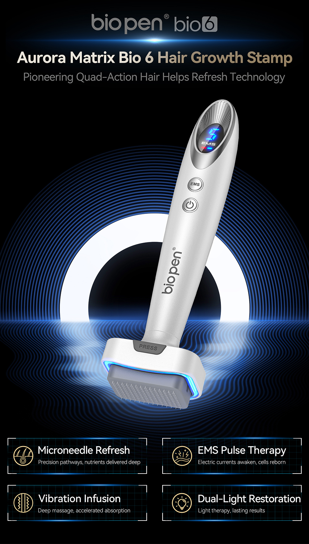 Portable OEM ODM Home Use Electric Beauty Skincare Device HandHeld Smart Professional Skin Rejuvenation Tightening Hair Regrowth Microneedling Pen At Home For Wrinkle Reduction And Firming adjustable microneedle pen,microneedling pen at home safe,best microneedling pen