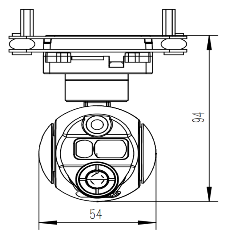 DHU335G609L15 Prime lens +640 thermal imaging +1500m laser