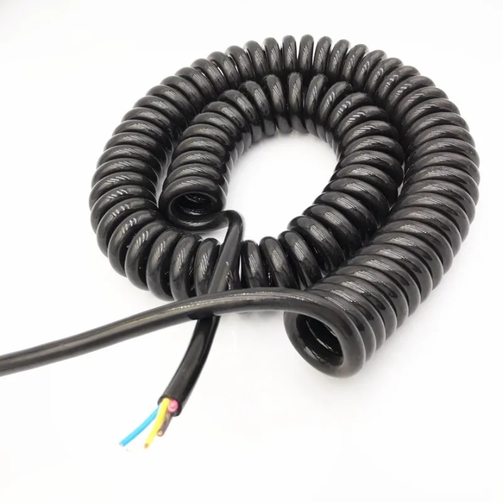 6 Core Shielded Spring Cable, Spring Cable Spring 3 Core