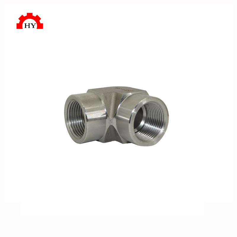 3000 LBS forged stainless steel inner thread 90 degree elbow