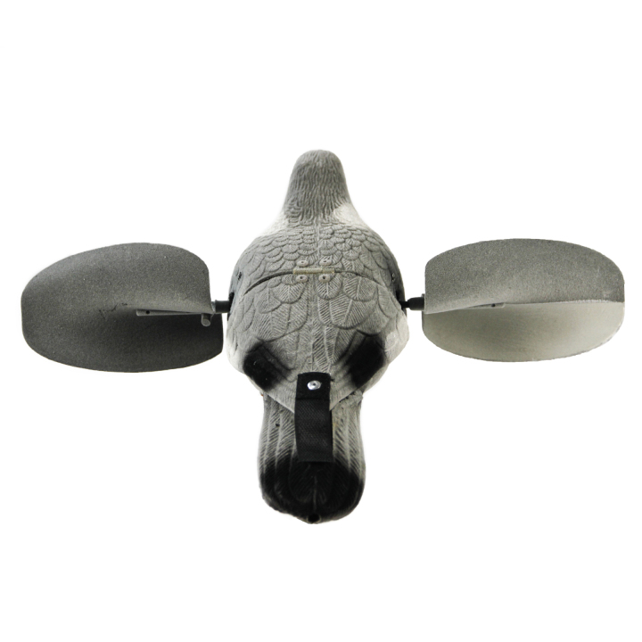 Spinning Wing Flocked Dove Pigeon Decoy for Hunting,Realistic  