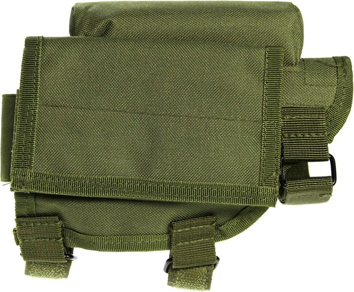 Cheek Riser, Adjustable Tactical Rifle Cheek Rest Holder with 2 Molle Ammo Holder for Hunting Shooting Cheek Riser, Adjustable Tactical Rifle Cheek Rest Holder with 2 Molle Ammo Holder for Hunting Shooting cheek riser