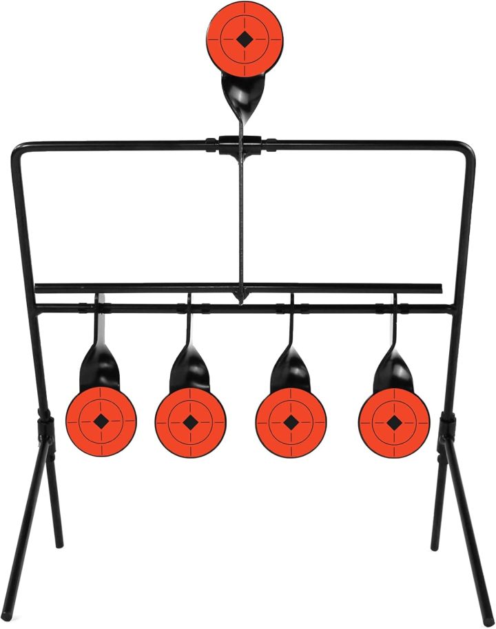 Resetting Targets for Air Gun, BB Pellet Gun Auto Reset Metal Target for .177 .20 cal Shooting