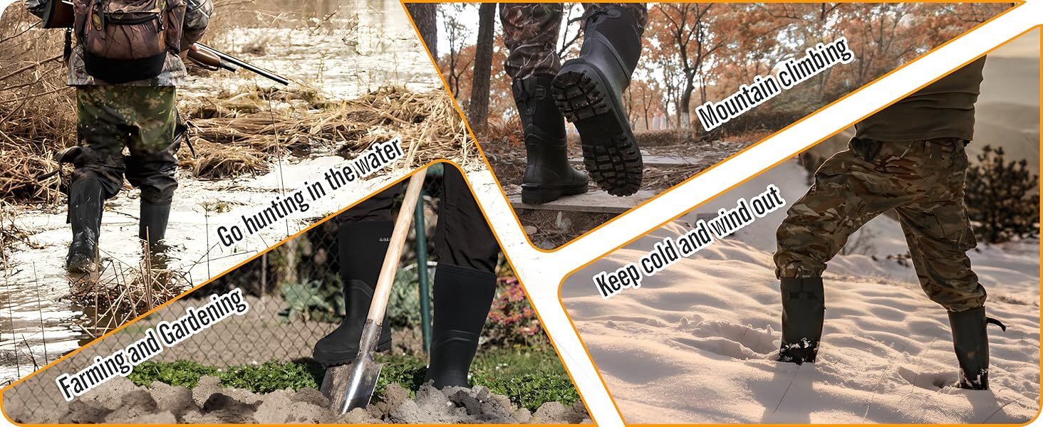 hunting rubber boots