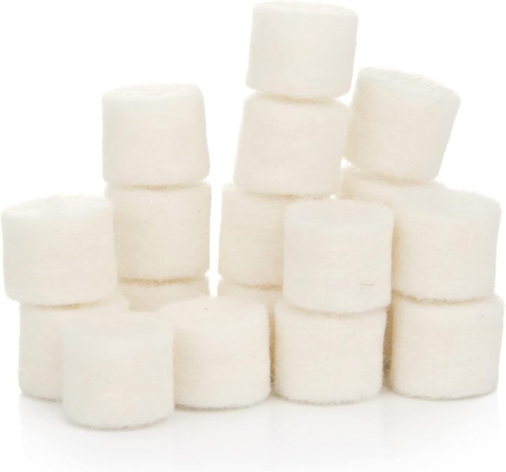 100-Pack Chamber Cleaning Pads, Cleaning Pellets, Wool Felt Gun Cleaning Pads for Rifle Pistol Shotgun, GGun Cleaning Kit Universalun Cleaning Kit Universal