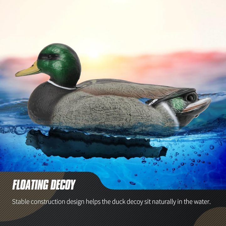 Duck Decoy for Hunting, Mallard Floating Realistic Decoys, Plastic Waterfowl Hunting Decoy Garden Decor