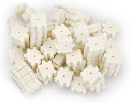 200 Pack Wool Star Chamber Cleaning Felt Pads for Gun Rifle Pistol, Cleaning Pellets, Gun Cleaning Kit Universal