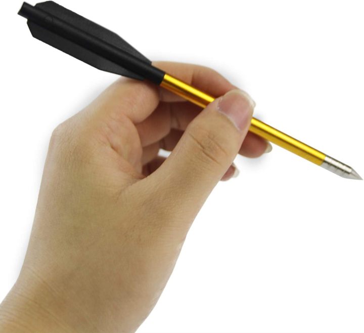Crossbow Bolts, 6.3'' Aluminium Crossbow Bolts Mini Archery Arrows for 50-80 lbs Hunting Fishing Pistol Crossbow Precision Target Practice