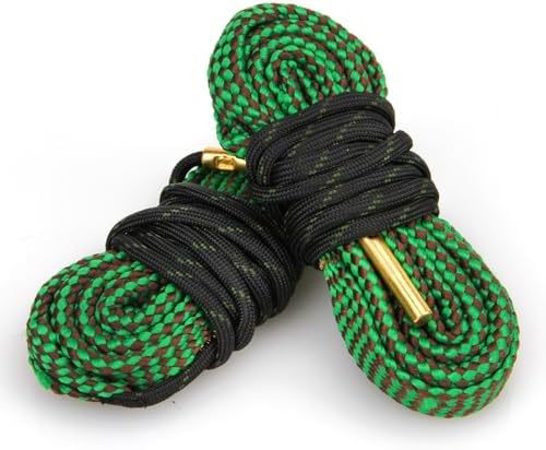 2 Pcs Gun Barrel Cleaner Snake Brush Bore Rope for Caliber .22/.223/5.56mm Rifles Reusable Cleaning