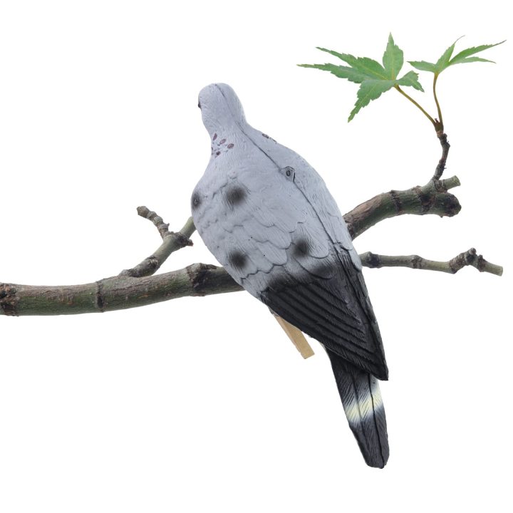 Dove Decoys for Hunting, 3/6 Pack Realistic Pigeons Decoy w/Clips for Garden Decorative