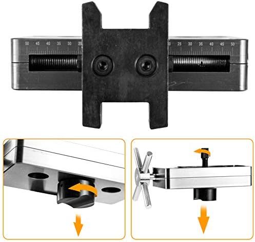 Sight Pusher Tool for Handguns, Heavy Duty Front and Rear Sight Construction Tool, Precision Adjustment Maintenance Tool for Pistol, Gray