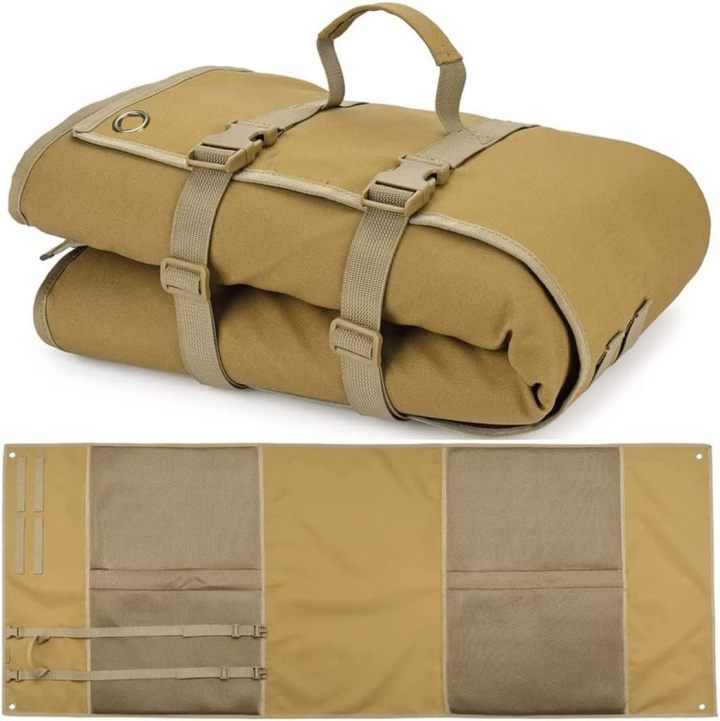 Shooting Mat, Non-Slip Moisture-Proof Folded Pad with Carry Strap for Range Shooting Hunting Camping