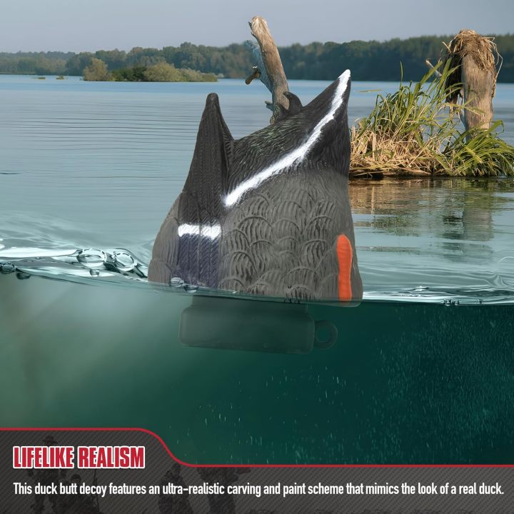 Duck Butt Decoys Feeder Mallard Drake/Hen Floater Decoy for Waterfowl Hunting