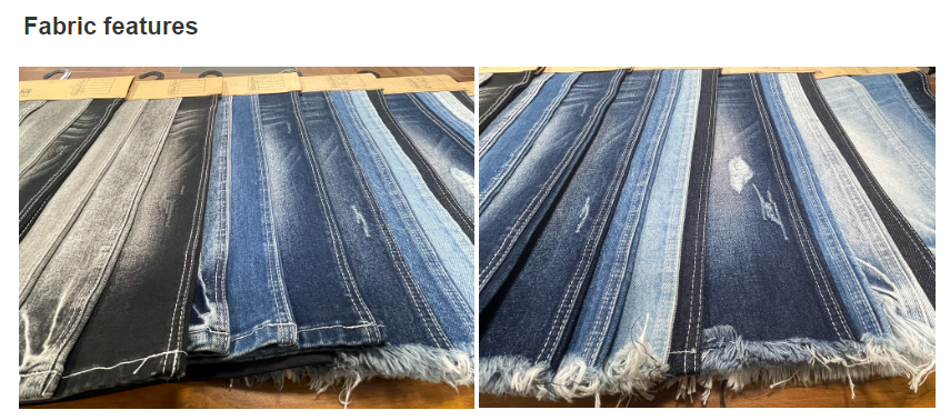 Custom slim fitting tacked denim high waisted flare bell bottom jeans for women