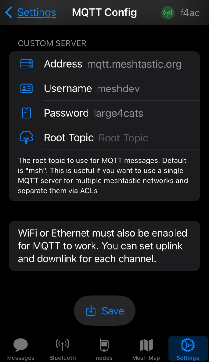 How to set up Meshtastic MQTT functionality