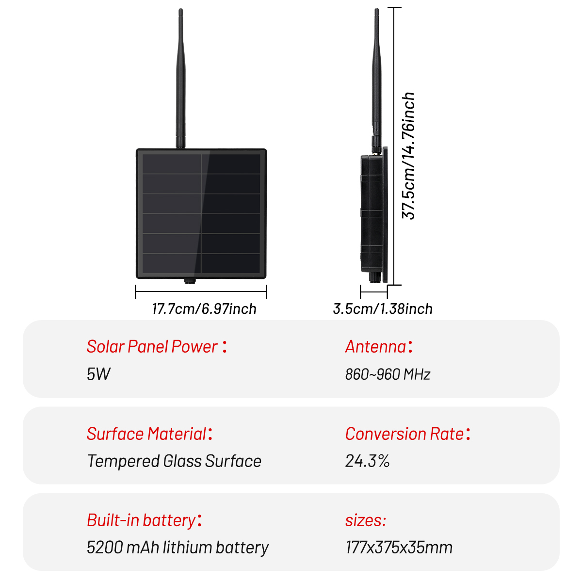 D5 Solar Lora Repeater for Meshtastic with Heltec ESP32 V3 