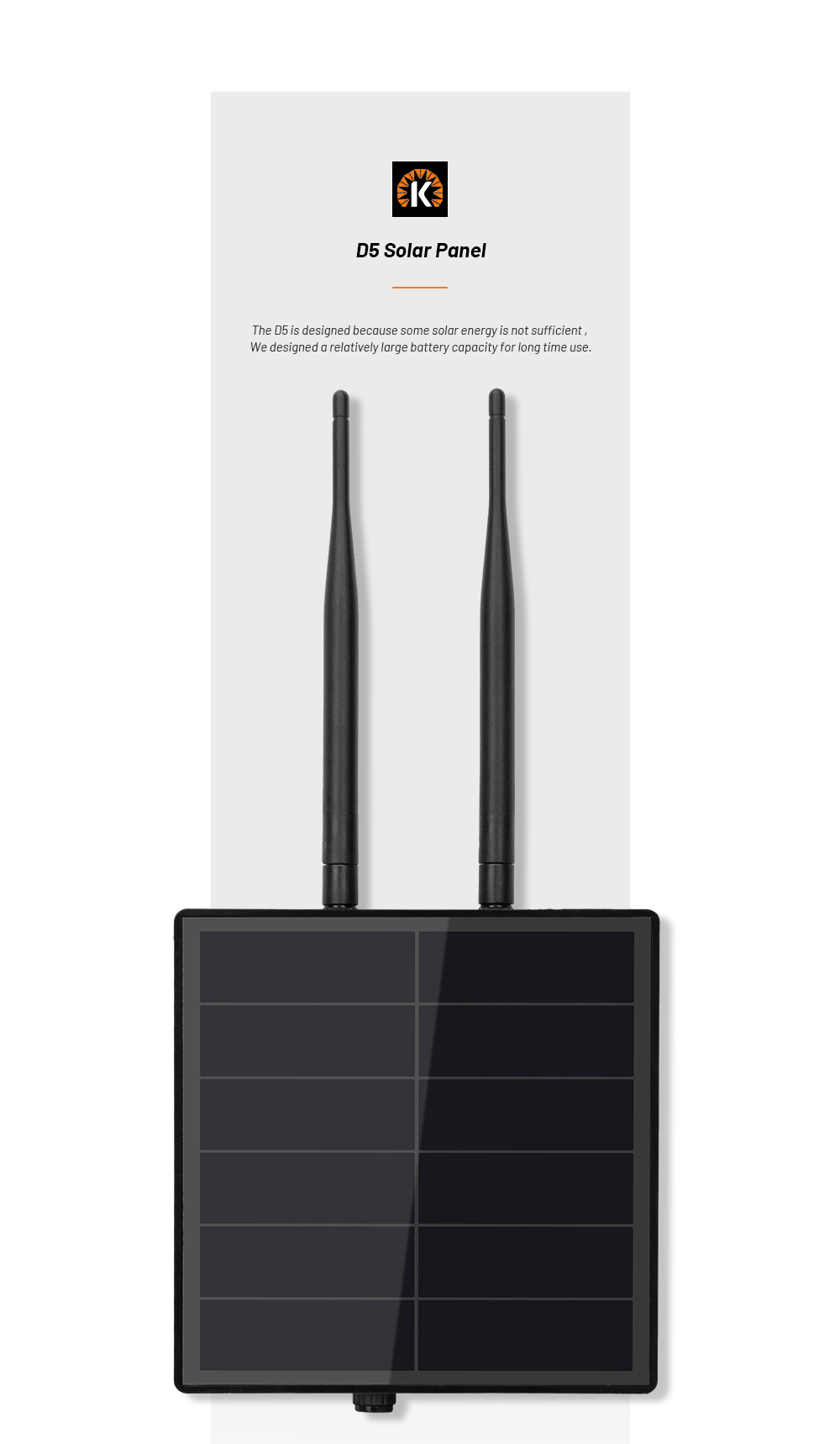 D5 Solar Lora Node for Meshtastic with Wisblock RAK19007+RAK4630