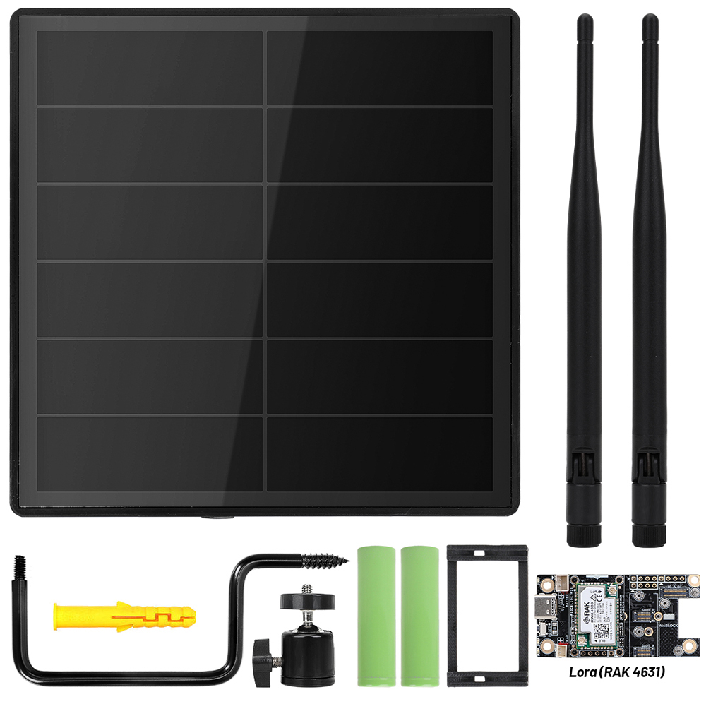 D5 Solar Lora Node for Meshtastic with Wisblock RAK19007+RAK4630