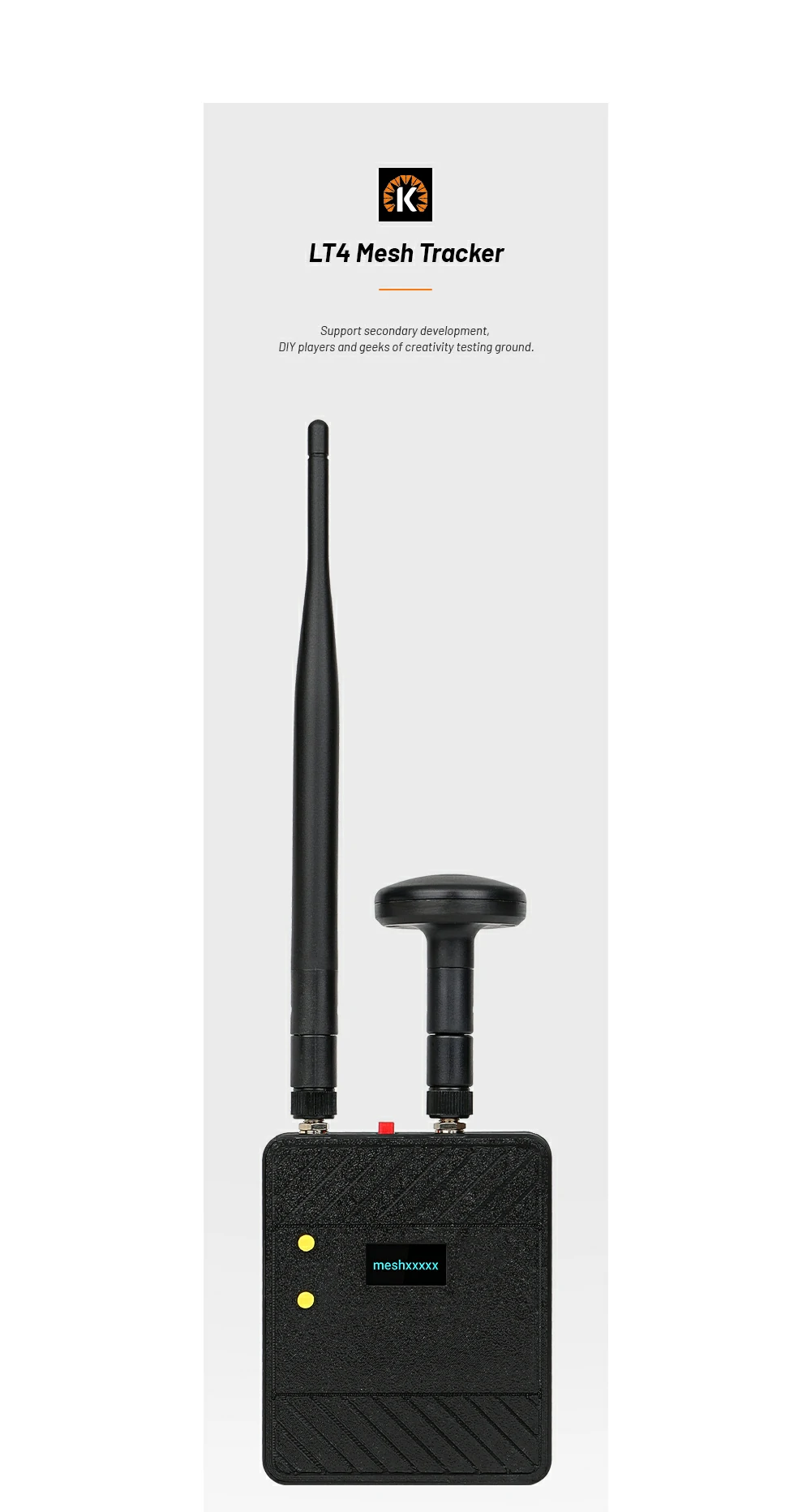 LT4 Handheld LoRa Terminal Long‑Range Wireless Self‑Networking Communication Handheld Device