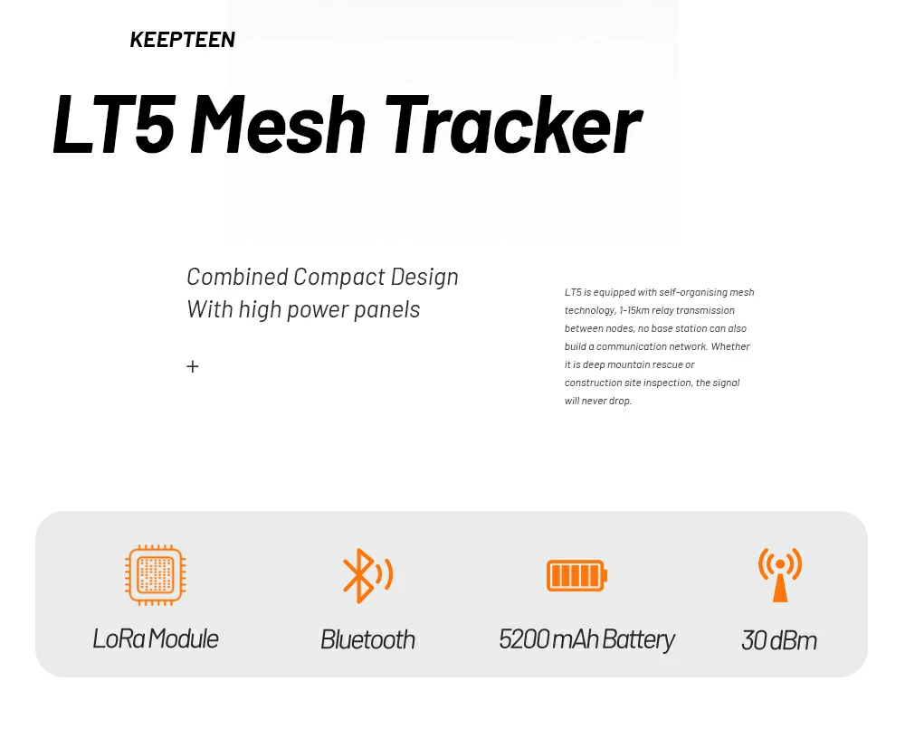 LT5 Handheld LoRa Terminal Long‑Range Wireless Self‑Networking Communication Handheld Device