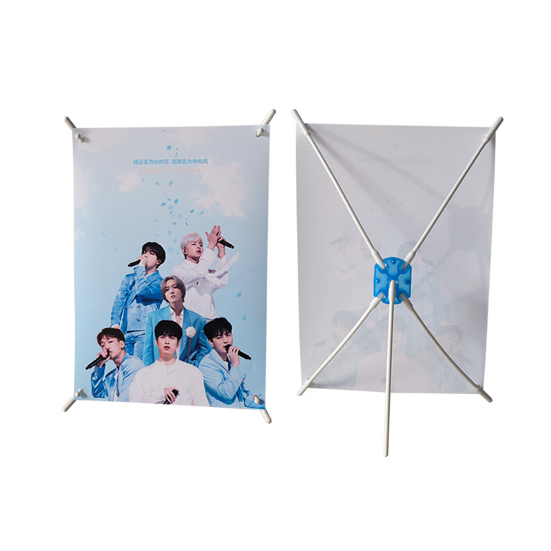 A3 A4 Mini Desktop X-Banner Stand