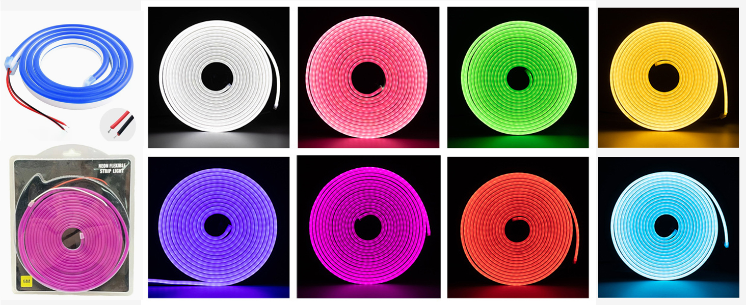 0612 Flexible Neon Rope Light Cuttable Silicone Outdoor LED Strip