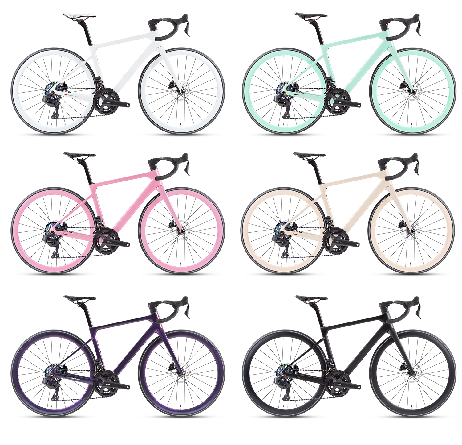 2x14 Speed ​​Carbon Fiber Road bike TT-X43 WheelTop Wireless