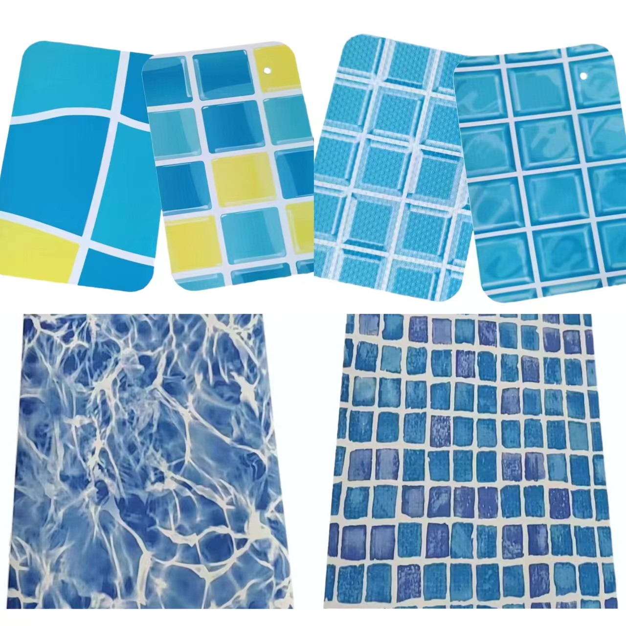 Factory direct 3D Design Popular various mosaic color pool foil plastic swimming liner  Factory direct 3D Design Popular various mosaic color pool foil plastic swimming liner