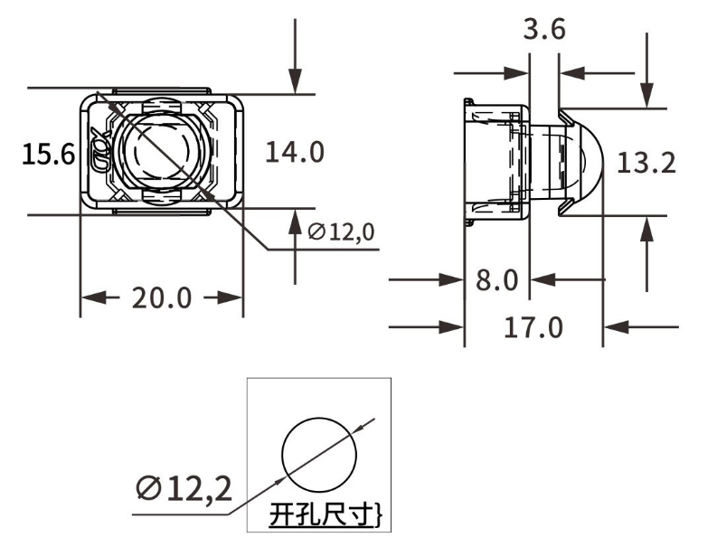 Unique 12mm SPI/DMX DC12V Pixel String Light
