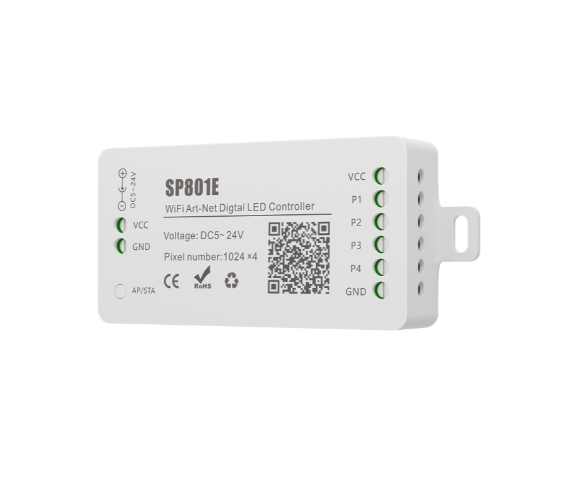 SP801E WIFI Art-Net LED Controller SP801E WIFI Art-Net LED Controller LED Controller,SP801E WIFI Art-Net LED Controller,SP801E,WIFI Art-Net LED Controller,WIFI LED Controller