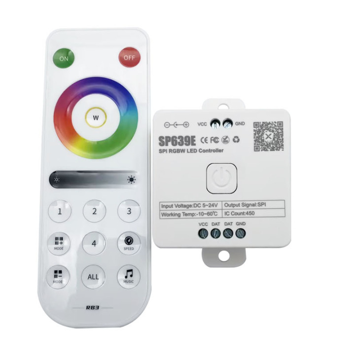 SP639E SPI RGBW LED Controller Bluetooth Music APP Controller Group Function 5-24V SP639E SPI RGBW LED Controller Bluetooth Music APP Controller Group Function 5-24V SP639E,SPI RGBW LED Controller