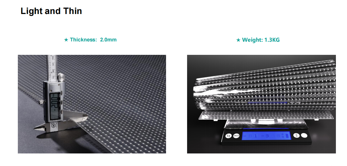 XXA-O/S/T series P5 P6.25 P8 P10 P15 P20 LED Transparent Film Screen Flexible Transparent LED display Film