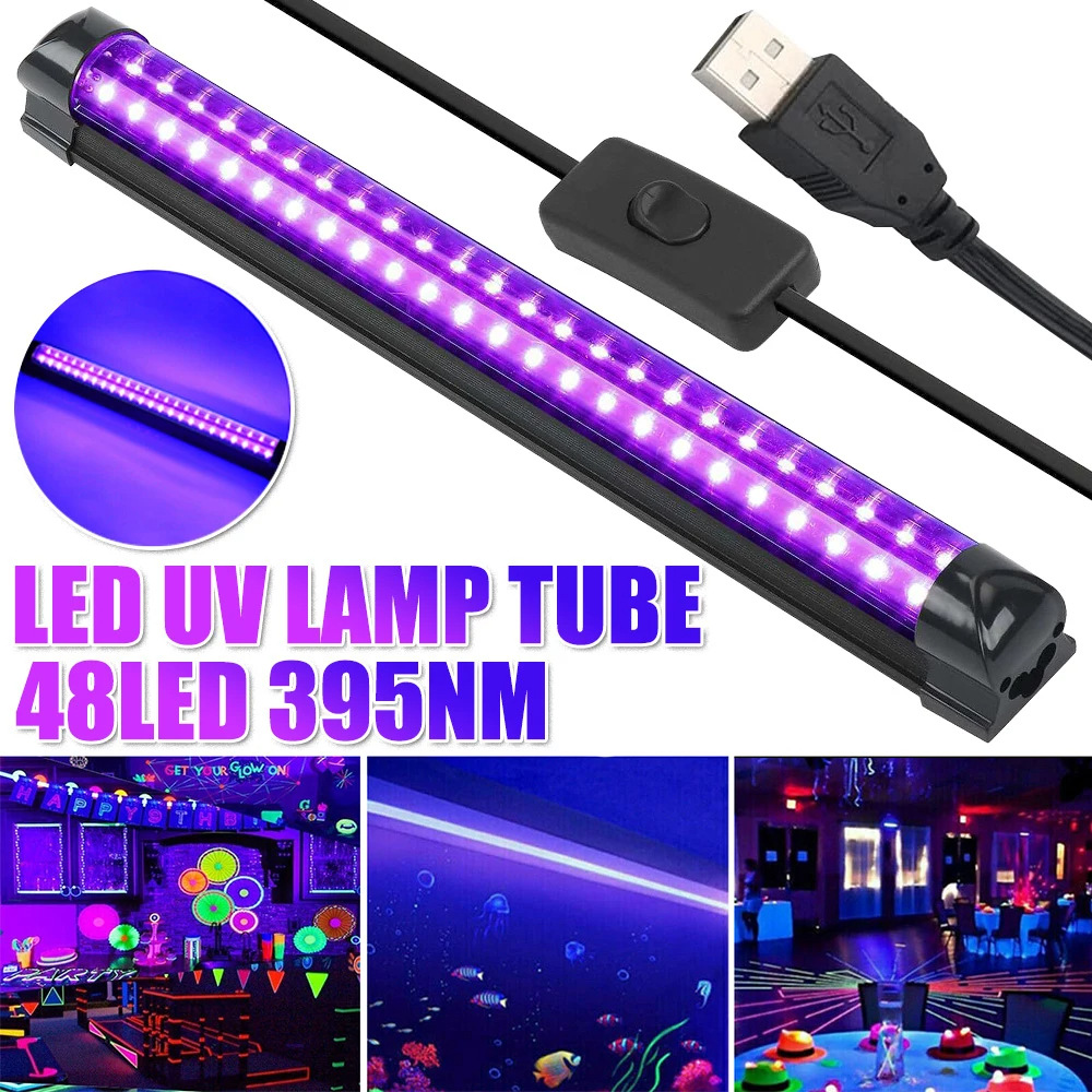 T5 T8 Fluorescent Detection Ultraviolet LED Tube UV Curing LED Tube LED Ultraviolet Tube