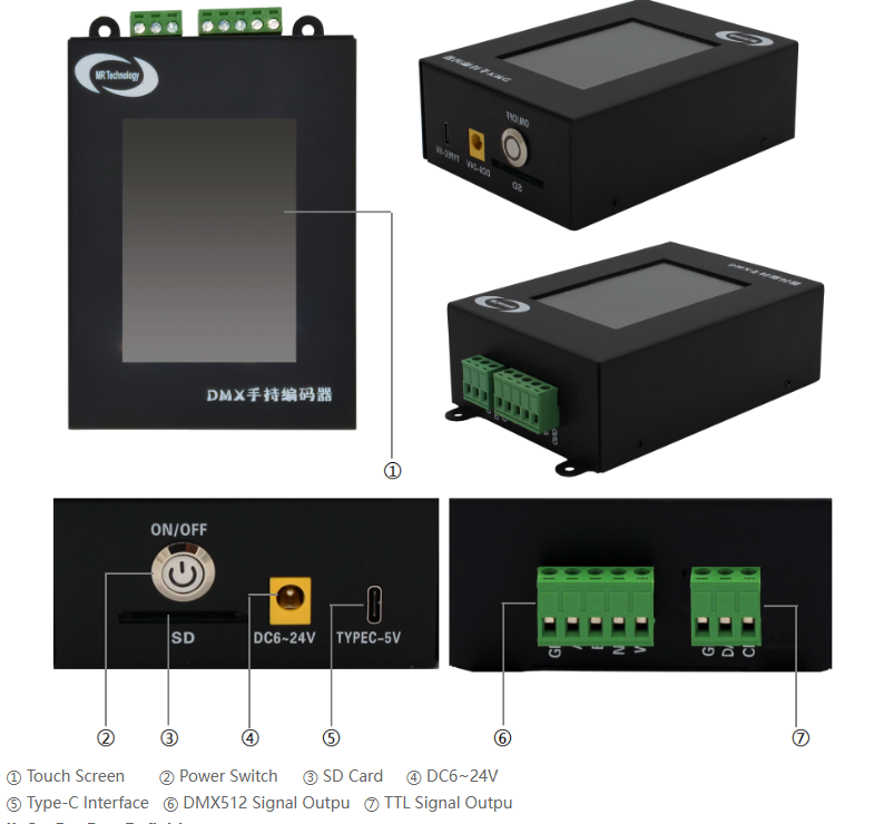 MR-WT35 DMX Handheld Encoder DMX Address Writer