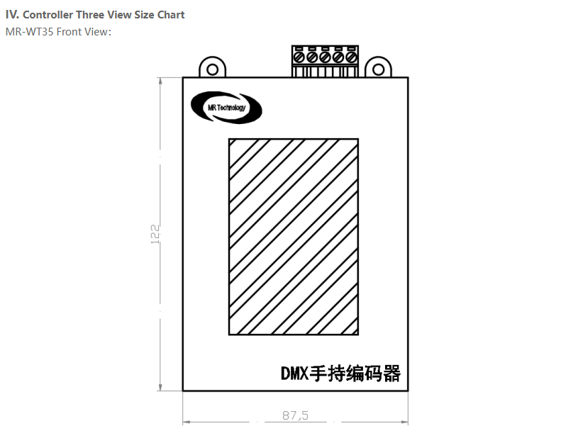 MR-WT35 DMX Handheld Encoder DMX Address Writer